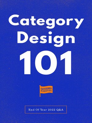 cover image of Category Design 101